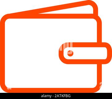 wallet icon design template vector Stock Vector