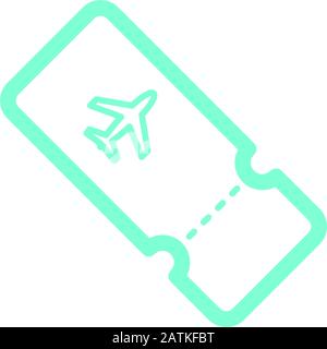 ticket icon design template vector Stock Vector