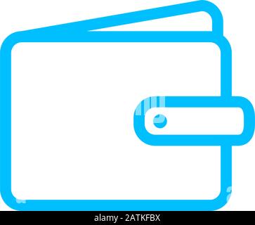 wallet icon design template vector Stock Vector