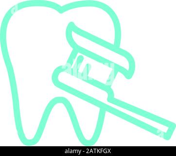 Dental icon design template vector Stock Vector