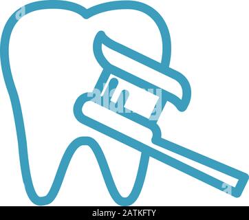 Dental icon design template vector Stock Vector