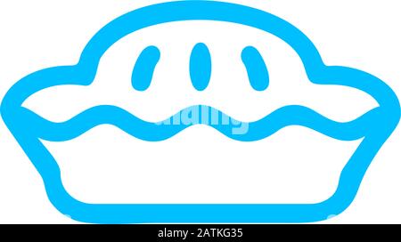 pie icon design vector template Stock Vector