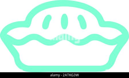 pie icon design vector template Stock Vector