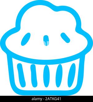 cup cake icon design template Stock Vector