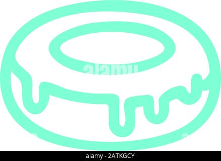 donuts icon design vector template Stock Vector