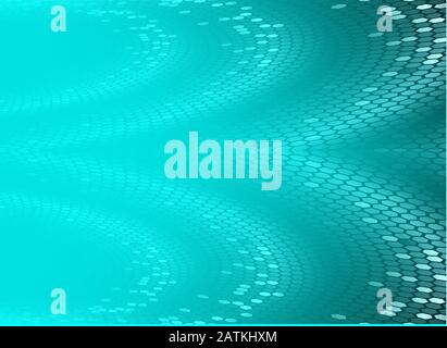 Blue spiral on black background. Modern the blue spiral, great design for any purposes. Abstract art background. Modern vector illustration Stock Vector