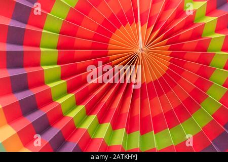 Colourfull paper circle detail, close up Stock Photo