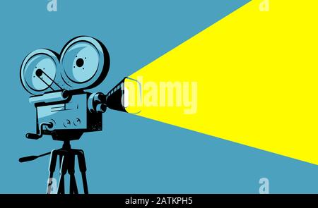 Film strip for camera or projector ink set vector. collection posters for  the wall • posters animation, photo, cinema