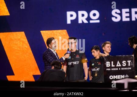 Editorial image of a Counter Strike: Global Offensive esports tournament event. Stock Photo