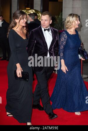 London, UK. 02nd Feb, 2020. Taron Egerton and Guests attend the EE British Academy Film Awards 2020 After Party at The Grosvenor House Hotel in London. Credit: SOPA Images Limited/Alamy Live News Stock Photo