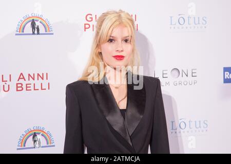 Roma, Italy. 03rd Feb, 2020. Alma Noce Red Carpet for the premiere of the Italian film 'Gli Anni Più Belli' at the Auditorium della Conciliazione in Rome (Photo by Matteo Nardone/Pacific Press) Credit: Pacific Press Agency/Alamy Live News Stock Photo