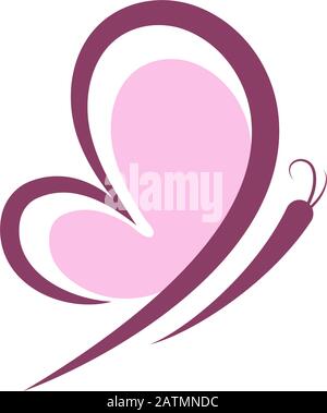 Beauty Butterfly Vector icon design Stock Vector