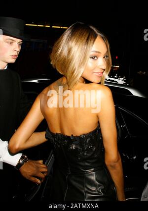 Jourdan Dunn The British Fashion Awards After Party At The Hotel Cafe Royal London Stock Photo Alamy