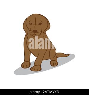 dog icon trendy and modern dog symbol for logo, web, app, UI. dog icon simple sign. dog icon flat vector illustration for graphic and web design Stock Vector
