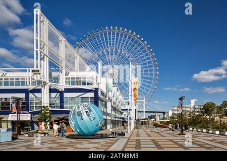 気高きオブリビオニス Dotonbori Ferris Wheel Ebisu Tower🎡 A Ferris Wheel on a