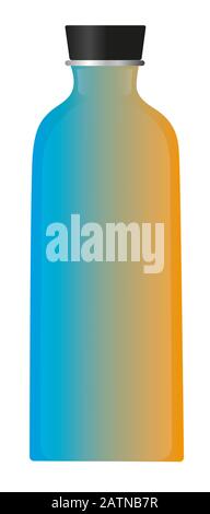water bottle  isolated on white background Stock Photo