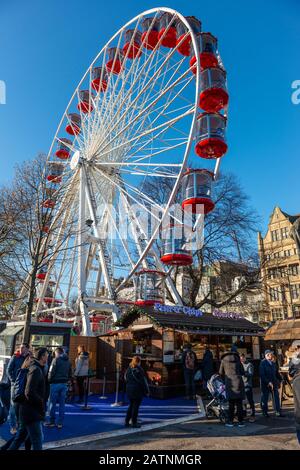 The Big Wheel in East Princes Street Gardens, Edinburgh, Scotland, United Kingdom Stock Photo