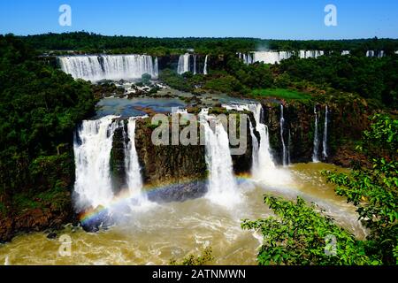Iguazu Falls Brazil Stock Photo