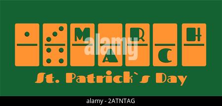 St. Patricks Day greeting. Vector illustration Stock Vector