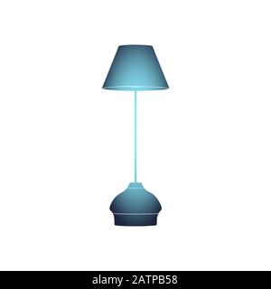 Floor lamp stand Stock Vector