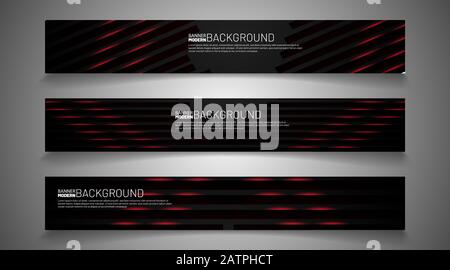 Set banner background for your design. vector graphic design illustration. suitable for your background design Stock Vector
