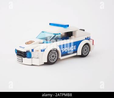lego custom police car