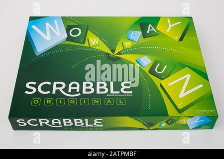 The board game Scrabble Stock Photo