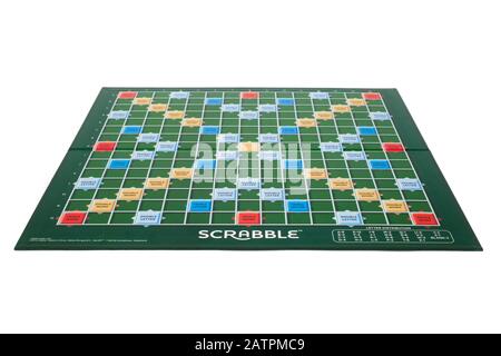 The board game Scrabble Stock Photo