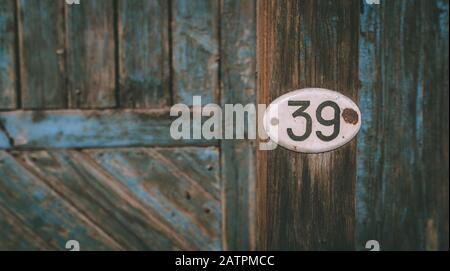 Old rustic grunge wall texture background with space for text or a photo Stock Photo