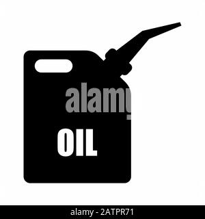Oil gallon icon Stock Vector
