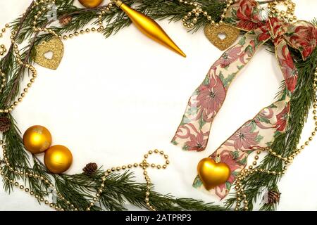 Christmas decorations and baubles Stock Photo
