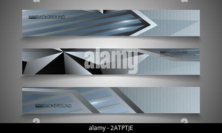 Set banner background for your design. vector graphic design illustration. suitable for your background design Stock Vector