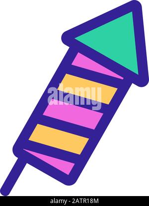 Doodle colored flapper with confetti isolated on white background Stock ...