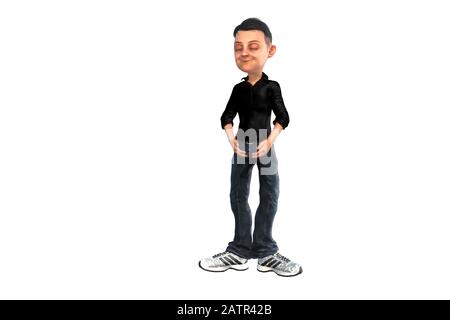 3d person Men dancing ballet isolated Stock Photo - Alamy