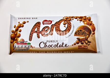 Aero Bubbly Milk Chocolate Stock Photo