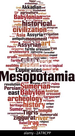 Neolithic revolution word cloud concept. Vector illustration Stock ...
