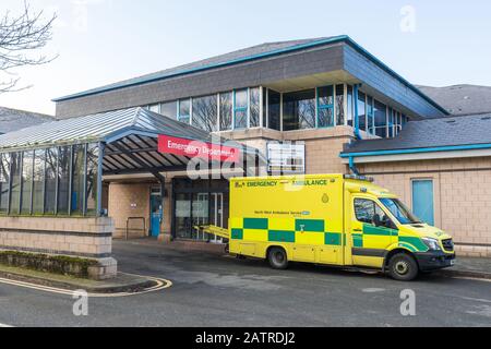 University Hospitals of Morecambe Bay NHS   Lancaster A & E Stock Photo