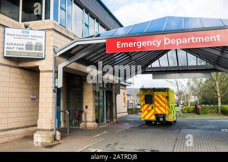 University Hospitals of Morecambe Bay NHS   Lancaster A & E Stock Photo