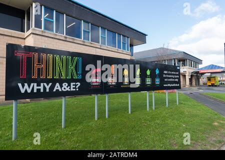 University Hospitals of Morecambe Bay NHS   Lancaster A & E Stock Photo