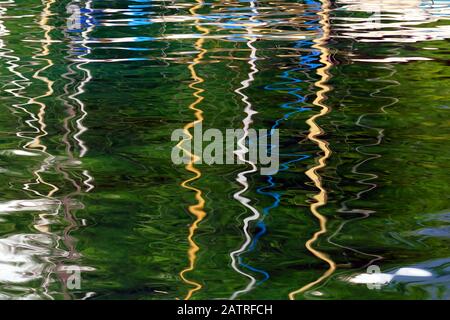 Water reflections Stock Photo
