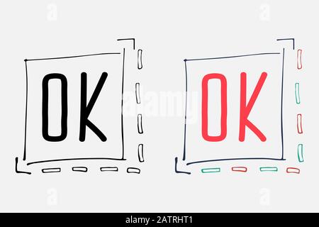 A set of dialog windows of different shapes. Stock Vector