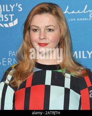 Amber Tamblyn arrives at EMILY's List 3rd Annual Pre-Oscars Brunch held at the Four Seasons Hotel Los Angeles in Beverly Hills, CA on Tuesday, ?February 4 2020.  (Photo By Sthanlee B. Mirador/Sipa USA) Stock Photo