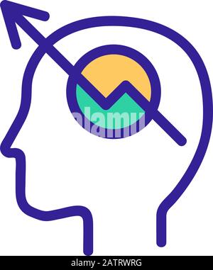 mathematical mindset icon vector. Isolated contour symbol illustration ...