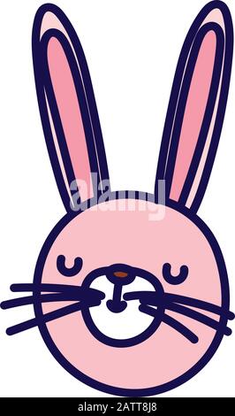 Rabbit face cartoon Stock Vector Image & Art - Alamy