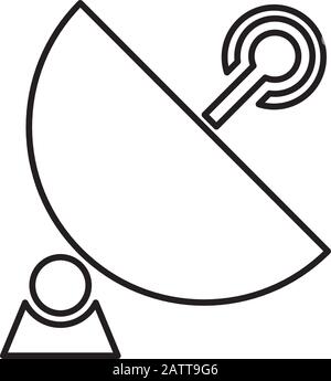 antena with wifi connection signal Stock Vector Image & Art - Alamy