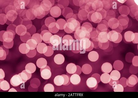 Abstract pink bokeh background. Valentine's day background. Stock Photo