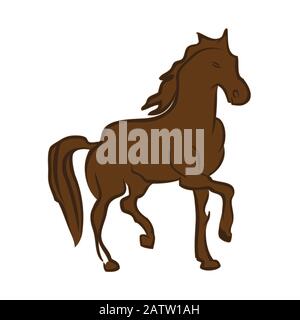 horse standing on three paws Icon Vector, horse standing on three paws Icon Eps, horse standing on three paws Icon Stock Vector