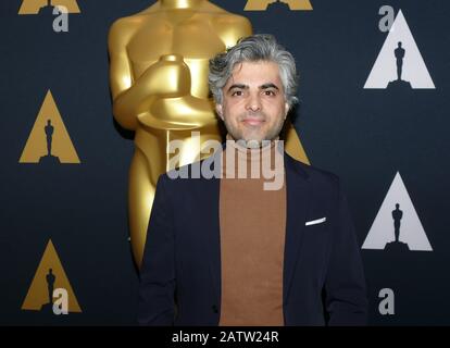 Los Angeles, USA. 04th Feb, 2020. Feras Fayyad, Syrian director, recorded at the reception for the Oscar-nominated documentaries at the Film Academy in Los Angeles Shortly before the Oscar ceremony, Syrian director Feras Fayyad was celebrated in Hollywood with his German co-production 'The Cave'. (to dpa 'Before Oscars: German co-production 'The Cave' celebrated in Hollywood') Credit: Barbara Munker/dpa/Alamy Live News Stock Photo