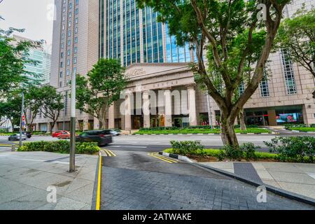 Singapore. January 2020.   A view of the entrance of  Great eastern centre building Stock Photo