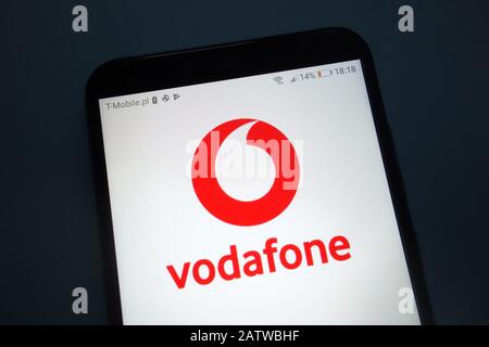 vodafone-logo-on-smartphone-
